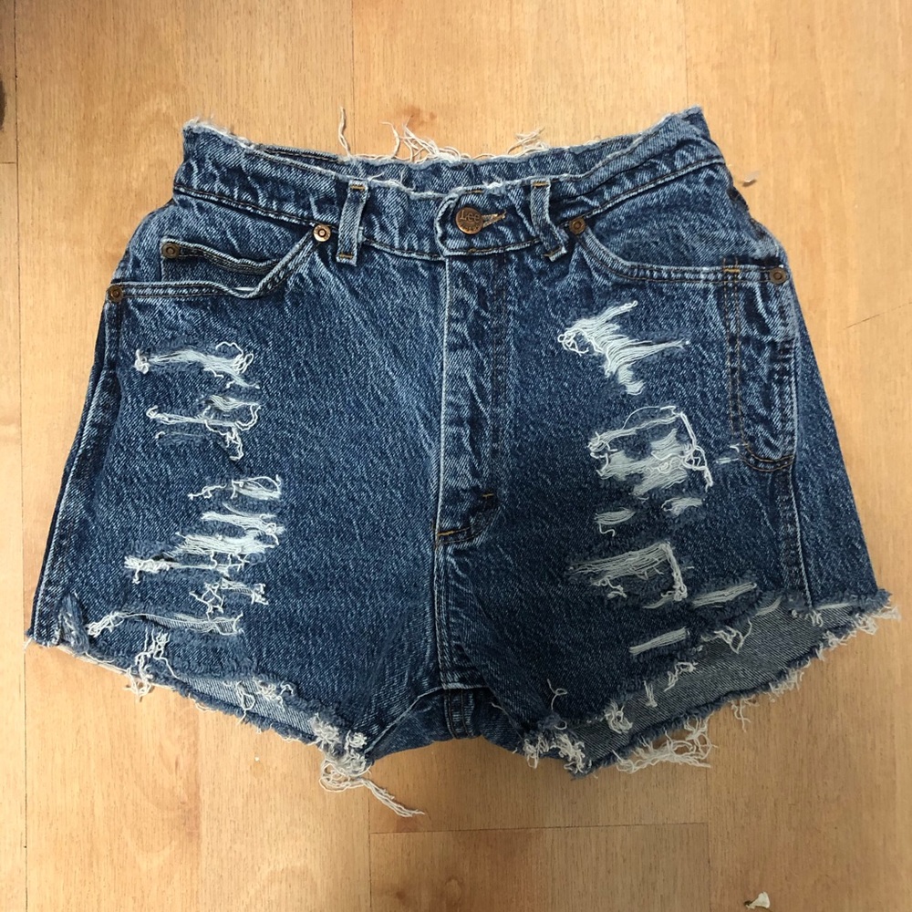 Vintage distressed LEE shorts
